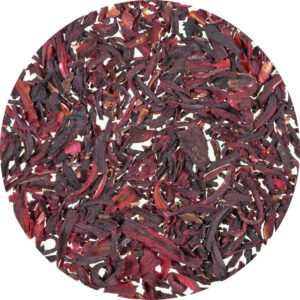 Bio Hibiskusblüten geschnitten
